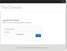 Tablet Screenshot of partnerconsole.net
